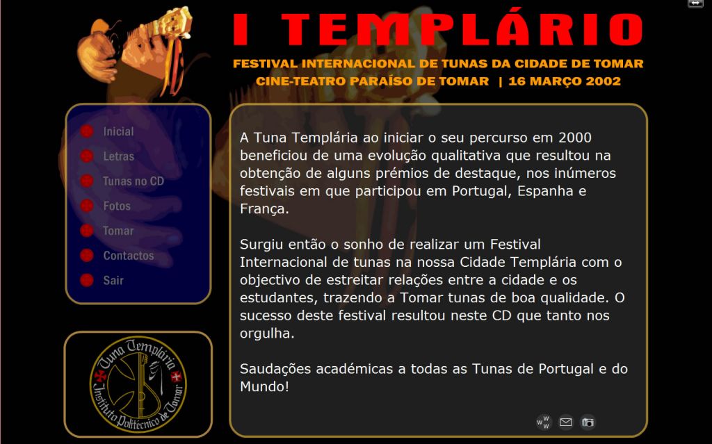 Faixa Interactiva do CD I Templário